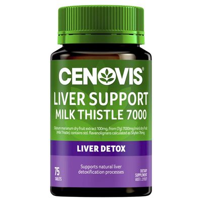 Viên uống Cenovis Liver Support Milk Thistle hỗ trợ bổ gan