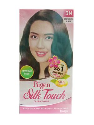 Kem nhuộm tóc Bigen Silk Touch bao phủ màu hoàn hảo