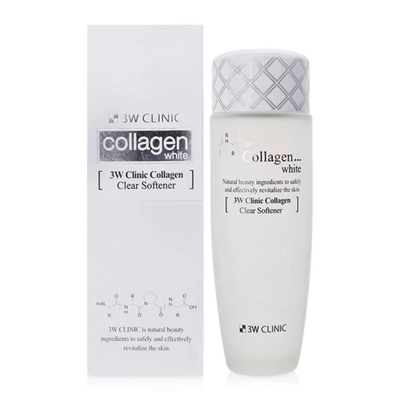 Nước hoa hồng 3W Clinic Collagen White Clear Softener