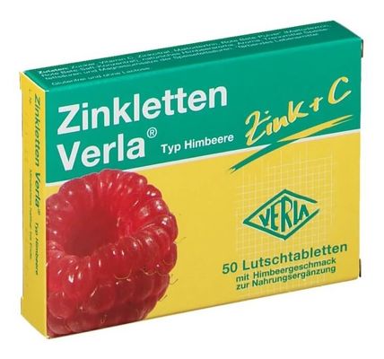 Viên ngậm Zinkletten Verla hỗ trợ bổ sung Kẽm và vitamin C