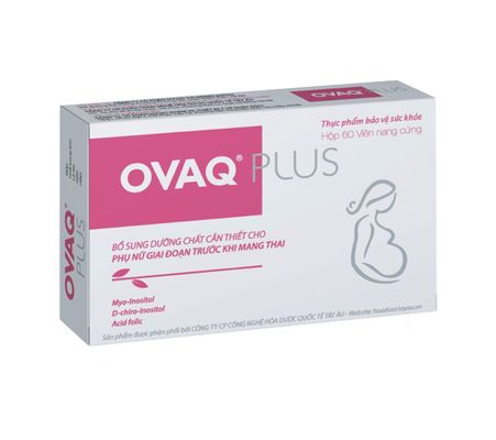 Viên uống Ovaq Plus hỗ trợ tăng khả năng thụ thai