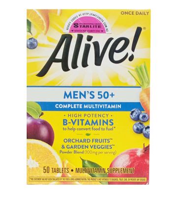 Vitamin tổng hợp nam giới Trên 50 Tuổi Alive Men's 50+