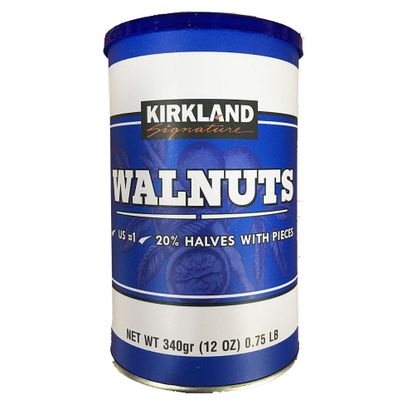 Hạt óc chó tách vỏ Kirkland Walnuts hộp 340g