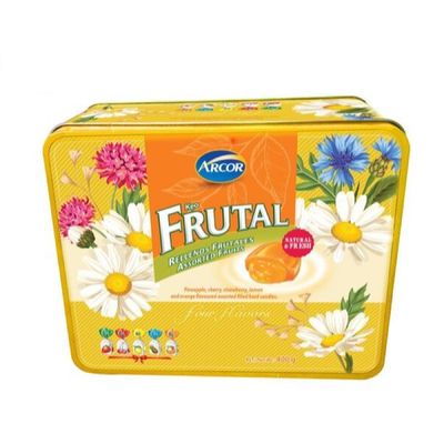 Kẹo hoa quả tổng hợp Arcor Frutal hộp thiếc 400g