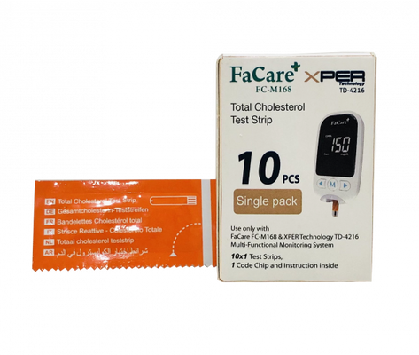 Hộp 10 que thử Cholesterol cho máy đo FaCare FC-M168