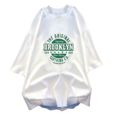 Áo phông cộc tay Oversize Brooklyn chất cotton mềm mát