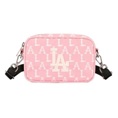 Túi MLB Monogram Mini Crayon Cross Bag LA Pink 32BGDR111-07P