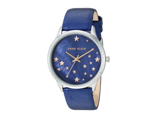 Đồng hồ nữ AK/3247RTDB Anne Klein dây da xanh blue 35mm