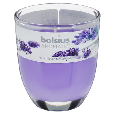 Ly nến thơm tinh dầu Bolsius 105g QT024340 hoa oải hương