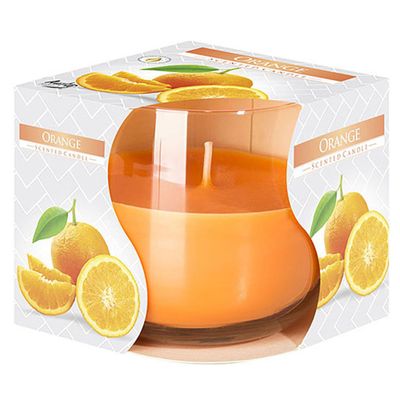 Ly nến thơm tinh dầu Bispol 100g QT024776 hương cam ngọt