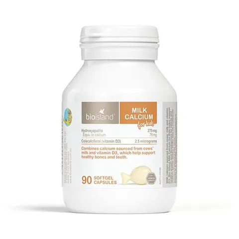 Milk canxi Bio Island của Úc sử dụng cho trẻ từ 7 tháng tuổi trở lên