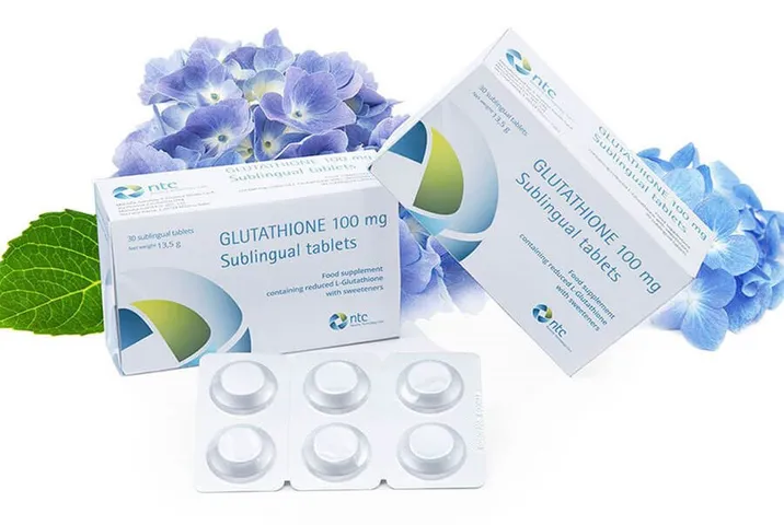 Hàng nhập khẩu) Viên ngậm hỗ trợ trắng da,mờ nám Glutathione 100mg NTC