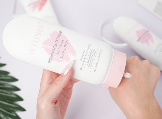 whisis premium glutathione Kem dưỡng thể ban đêm Whisis Premium Glutathione Whitening Body Lotion