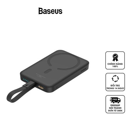 Pin Sạc Dự Phòng Không Dây Baseus Magnetic Mini 10000mAh 20W - Sạc Nhanh, Gọn Nhẹ, Tiện Dụng Cho Điện Thoại Di Động