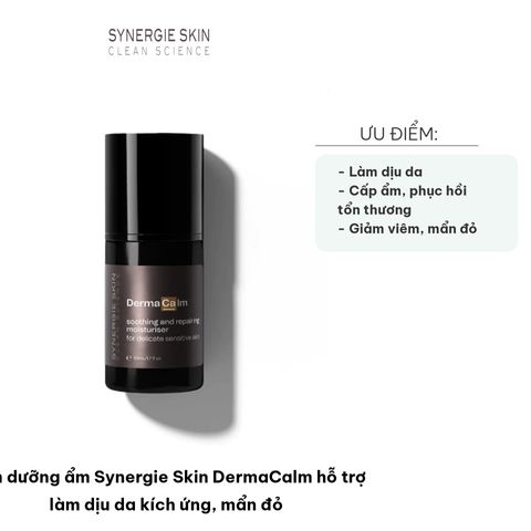 Kem Dưỡng Ẩm Synergie Skin DermaCalm 50ml - Hỗ Trợ Làm Dịu Da Kích Ứng, Mẩn Đỏ, Giảm Ngứa Cho Da Nhạy Cảm