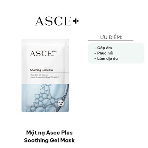 Mặt Nạ Gel Dưỡng Da Asce Plus Soothing - Cấp Ẩm, Làm Dịu Da Nhạy Cảm, Hỗ Trợ Phục Hồi Sau Treatment, Xâm Lấn