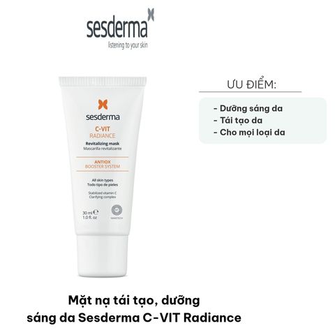 Mặt Nạ Tái Tạo Dưỡng Sáng Da Sesderma C-VIT Radiance - Giải Pháp Cho Làn Da Tươi Trẻ, Phù Hợp Với Mọi Loại Da