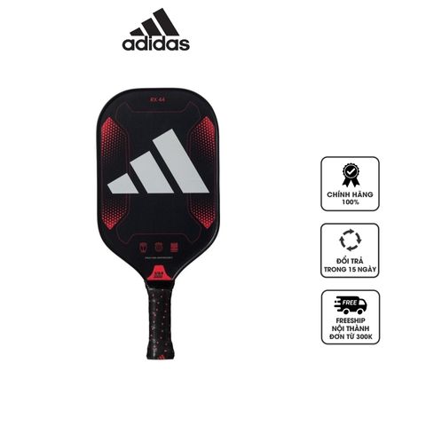 Vợt Pickleball Adidas RX44 2 - Thiết Kế Mặt Sợi Thủy Tinh, Tăng Sức Mạnh và Độ Chính Xác, Màu Đen Phối Đỏ và Cam
