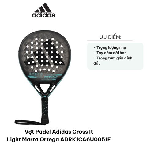 Vợt Padel Adidas Cross It Light Marta Ortega - Chuyên Nghiệp, Trọng Lượng Nhẹ, Công Nghệ Cải Tiến cho Hiệu Suất Tối Ưu