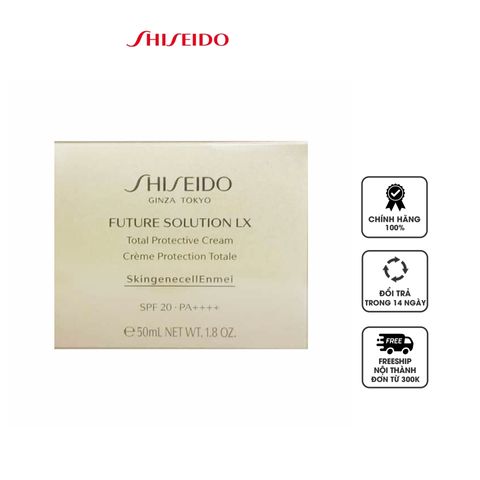 Kem Dưỡng Ban Ngày Shiseido Future Solution LX - Chăm Sóc Da Toàn Diện, Giữ Ẩm Sâu, Se Khít Lỗ Chân Lông - Dung Tích 50ml