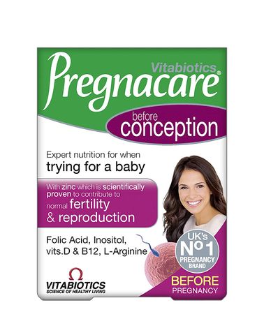 Viên uống Pregnacare Before Conception - Hỗ trợ tăng khả năng thụ thai cho phụ nữ chuẩn bị mang thai - 30 viên bổ sung vitamin và khoáng chất thiết yếu.