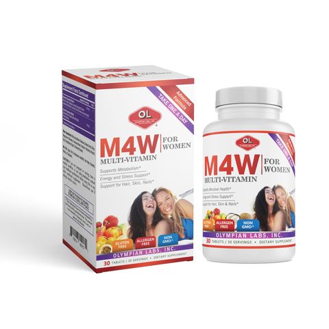 Viên Uống Bổ Sung Vitamin Tổng Hợp Cho Nữ Olympian Labs M4W - Hỗ Trợ Sức Khỏe, Tăng Cường Sắc Đẹp, Lọ 30 Viên