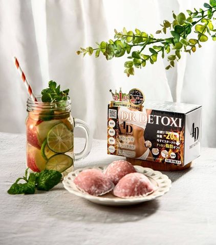 Viên uống giảm cân Dr Detoxi 4D Nhật Bản - Hỗ trợ đốt cháy mỡ thừa, thanh lọc cơ thể và giảm cảm giác thèm ăn hiệu quả.