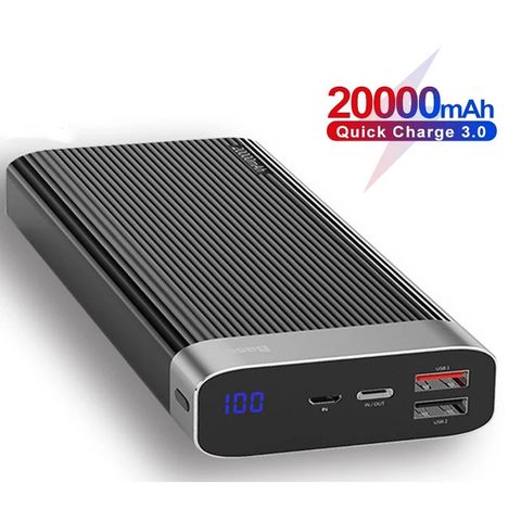 Pin Sạc Dự Phòng Baseus Parallel PD 20.000mAh - Hỗ Trợ Sạc Nhanh Quick Charge 3.0 và Power Delivery cho Android/iOS