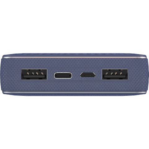 Pin sạc dự phòng Energizer 20000mAh UE20043BE - Sạc nhanh Li-Polymer, 2 Cổng USB, Thiết kế nhỏ gọn, Màu xanh, Xám, Đen