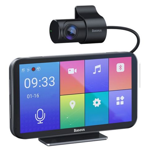 Camera Hành Trình BASEUS CRJLY02-01 - Ghi Hình Âm Thanh, Kết Nối 4G, Màn Hình 4.39 Inch, Chất Lượng Hình Ảnh AHD 1080P