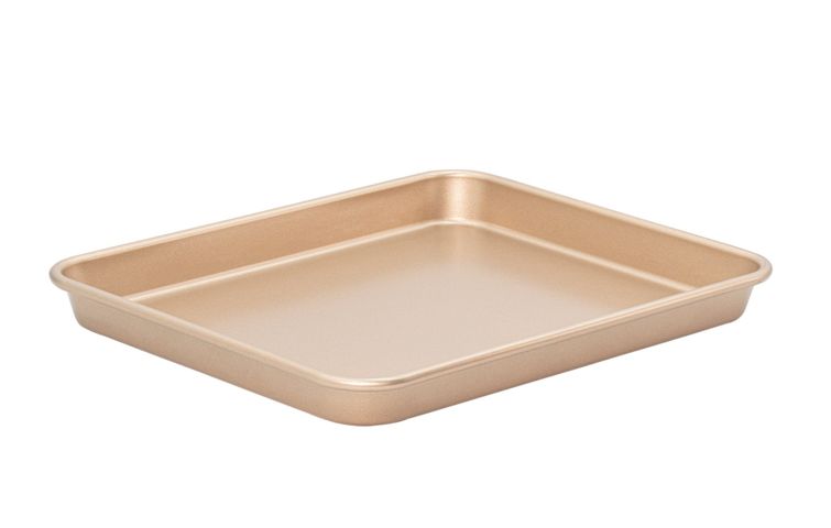 Khay Nướng Bánh Unibaker Hình Chữ Nhật Cao 2.5cm - Dụng Cụ Làm Bánh Chất Liệu Thép Carbon Chịu Nhiệt Tốt, Không Dính, Chuyên Dụng Cho Cookie, Biscotti, Macaron