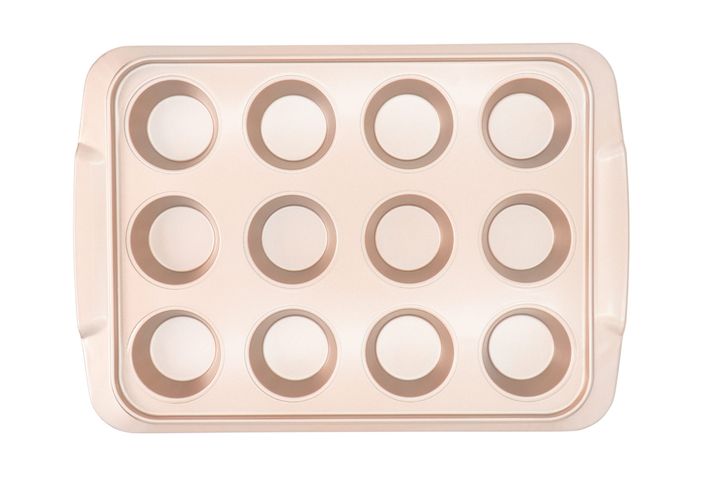 Khuôn Nướng 12 Bánh Cupcake Chống Dính Unibaker MB843 - Dụng Cụ Làm Bánh Tiện Lợi, An Toàn Cho Bếp Nhà