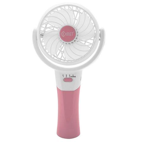 Quạt Sạc Tích Điện Mini Comet CRF0904 3W - Quạt Cầm Tay 3 Chế Độ Gió, Phù Hợp Mọi Không Gian, Lựa Chọn Hoàn Hảo Mùa Hè