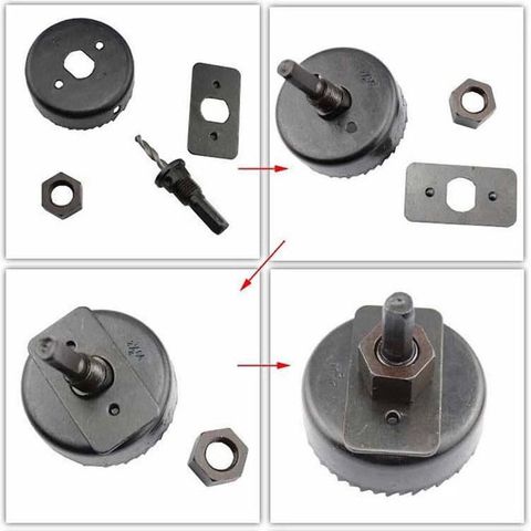 Bộ Mũi Khoét Gỗ Thạch Cao Nhựa 13 Kích Thước - Công Cụ Khoan Đa Năng Cho Xưởng Mộc và Thủ Công Mỹ Nghệ