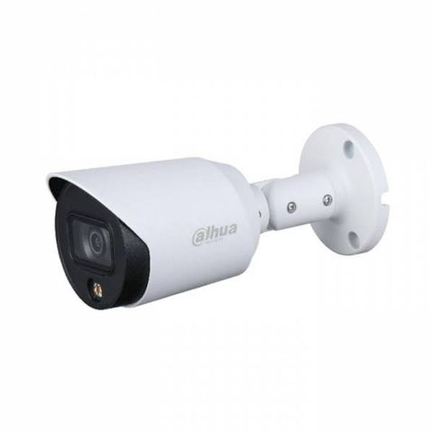 Camera Dahua DH-HAC-HFW1239TP-A-LED-S2 2MP Full-color Starlight HDCVI Bullet với ống kính 3.6mm và đèn LED trợ sáng 20m