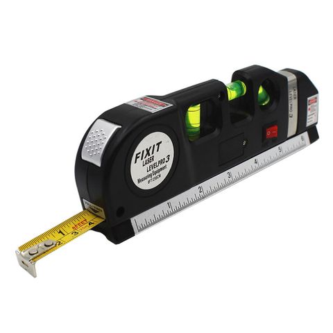 Thước thủy Nivo F2018 Fixit Laser Level Pro3 - Cân Mực Laser Đa Năng, Thiết Bị Xây Dựng, Đo Đạc Chính Xác, Vạch Đường Thẳng Ngang Dọc