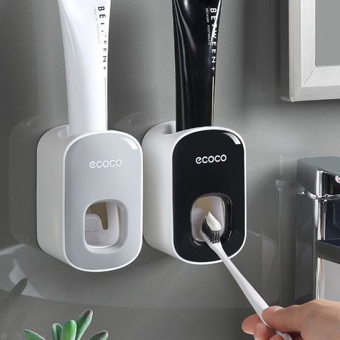 Bộ Nhả Kem Đánh Răng Ecoo - Tiện Lợi, Nhỏ Gọn, Dễ Dàng Sử Dụng, Thích Hợp Cho Mọi Không Gian Phòng Tắm
