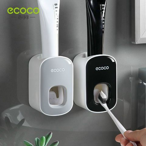 Bộ Nhả Kem Đánh Răng Ecoo - Tiện Lợi, Nhỏ Gọn, Dễ Dàng Sử Dụng, Thích Hợp Cho Mọi Không Gian Phòng Tắm