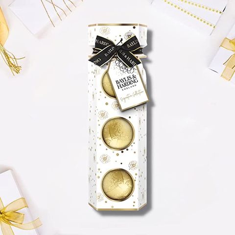 Set Quà Tặng Viên Tạo Bọt Tắm Baylis & Harding Hương Cam Và Hoa Nhài - Sang Trọng, Dưỡng Da Sạch Sáng, Quà Tết Tuyệt Vời