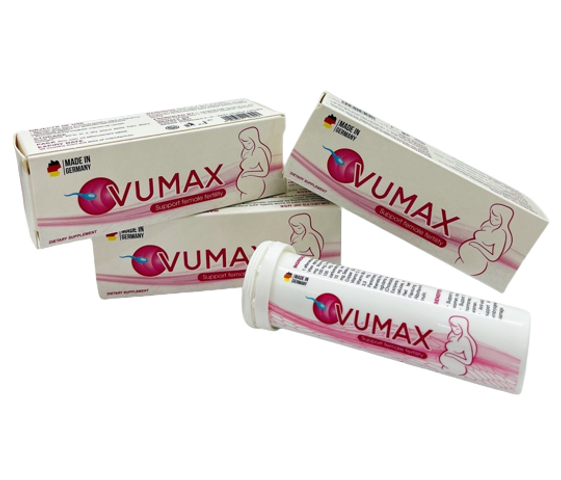 Viên Sủi Tăng Khả Năng Thụ Thai Vumax - Hỗ Trợ Nội Tiết, Cải Thiện Chất Lượng Trứng cho Phụ Nữ - Hộp 10 Viên