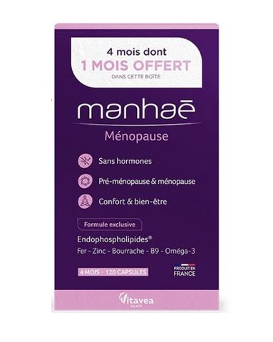 Viên uống nội tiết Nutrisante Manhae cho phụ nữ tiền mãn kinh - Hỗ trợ sức khỏe và duy trì sự nữ tính trong giai đoạn chuyển mình