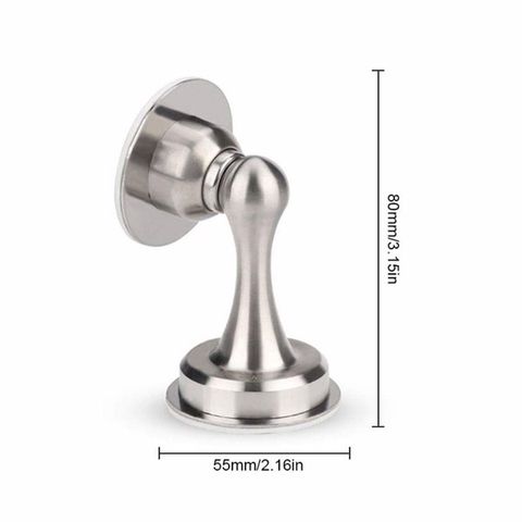 Bộ Chặn Cửa Inox 304 HOBBY Home Decor CC1 - Chất Liệu Bền, Dán Gạch Men, Kèm Keo 3M và Đinh Ốc - Giải Pháp Tiện Lợi Giữ Cửa Cố Định