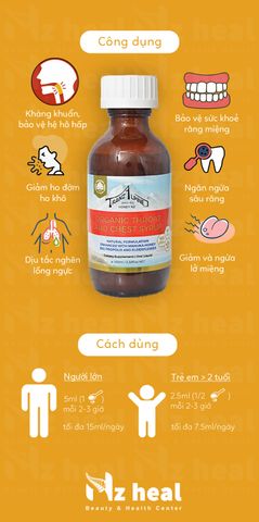 Siro Hỗ Trợ Giảm Ho TranzAlpineHoney Organic Manuka MG550+ - Giảm Đau Họng & Cảm Lạnh, An Toàn Cho Trẻ Em Từ 2 Tuổi