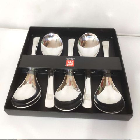 Bộ 5 Thìa Inox 304 Zwilling Sang Trọng - Dụng Cụ Ăn Uống Chất Lượng Cao - Lý Tưởng Cho Bữa Cơm Gia Đình
