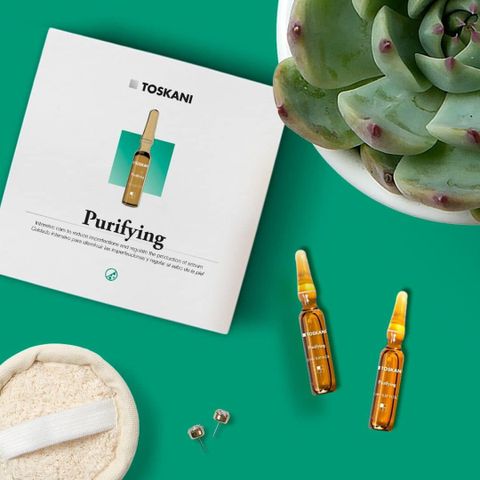 Toskani Purifying Ampoules - Serum Kiềm Dầu, Se Lỗ Chân Lông, Giảm Mụn, Chống Viêm, Cải Thiện Da Dầu, 15 Ống X 2ml