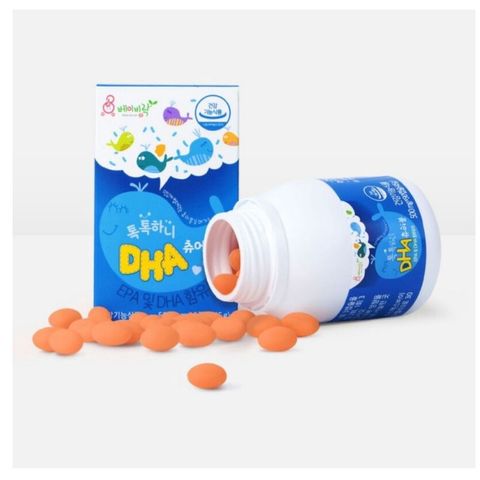 Viên uống DHA, EPA Babyrak cho trẻ - Hỗ trợ phát triển não và mắt, vị cam thơm ngon, bổ sung dinh dưỡng cho bé khỏe mạnh.