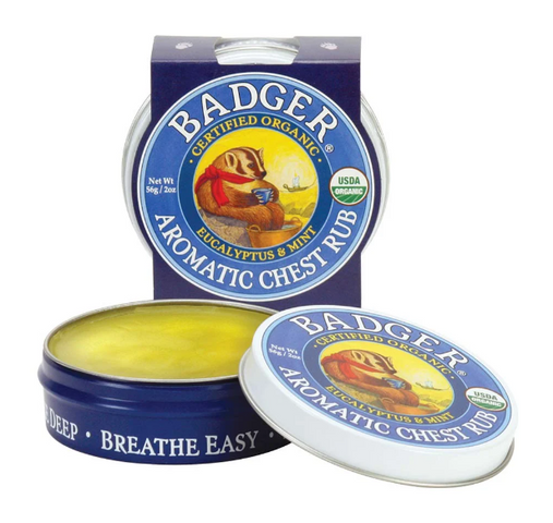 Dầu Bôi Hữu Cơ Badger Chest Rub Cho Bé - Chiết Xuất Từ Thiên Nhiên, Hỗ Trợ Giữ Ấm Cơ Thể, An Toàn Cho Trẻ Em Và Người Lớn