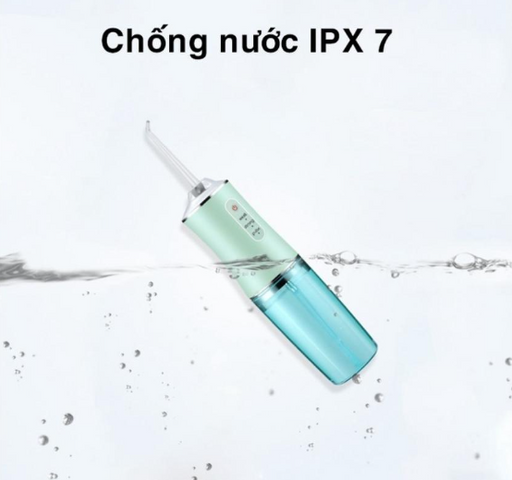 Máy Tăm Nước Cầm Tay Jiashi MTN01 - 3 Chế Độ, 4 Đầu Chuyên Dụng, Làm Sạch Hiệu Quả Cho Người Niềng Răng
