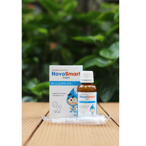 Siro Bổ Sung DHA EPA Novosmart Hương Cam Chanh - Phát Triển Não Bộ Toàn Diện Và Tăng Cường Thị Lực 20ml Cho Trẻ Nhỏ