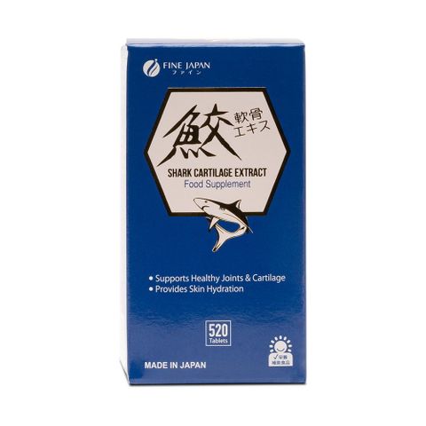 Viên uống hỗ trợ xương khớp Shark Cartilage Fine Japan 875mg - Bổ sung Hyaluronic Acid tự nhiên, giúp tăng cường sức khỏe khớp linh hoạt
